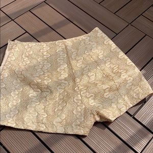 Mustard Seed LA Gold Embroidered Vintage Shorts